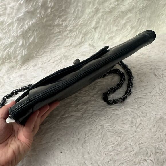 Elliott Lucca Bali Cordoba Woven Leather Clutch Shoulder Bag Convertible‎ - Picture 5 of 10